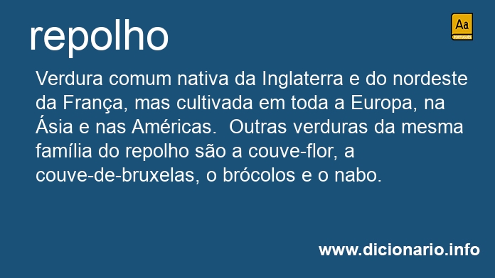 Significado de repolhos