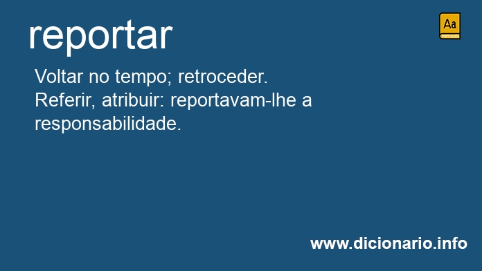 Significado de reportreis