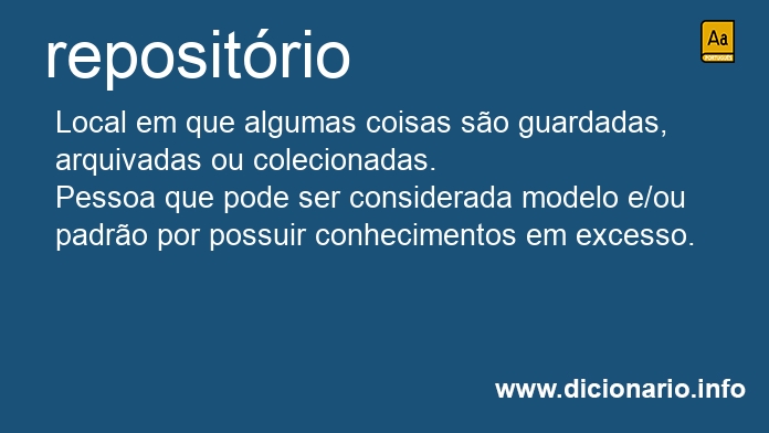 Significado de repositrio