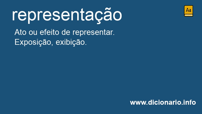 Significado de representao