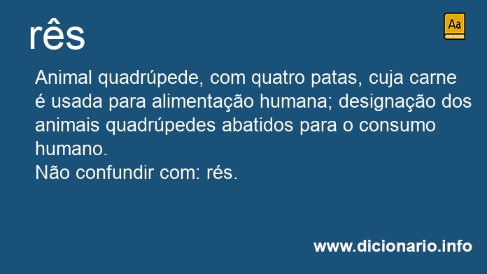 Significado de rses