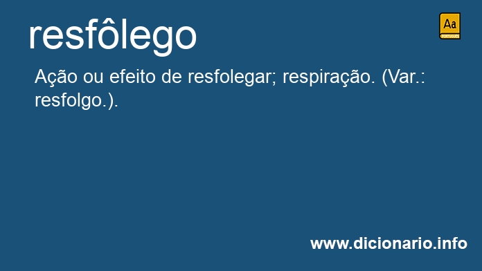 Significado de resflego