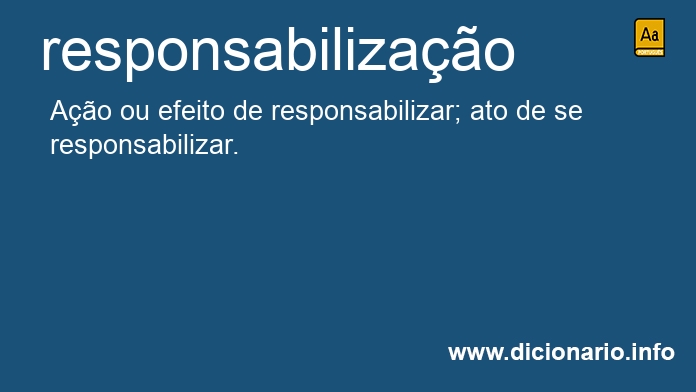 Significado de responsabilizao