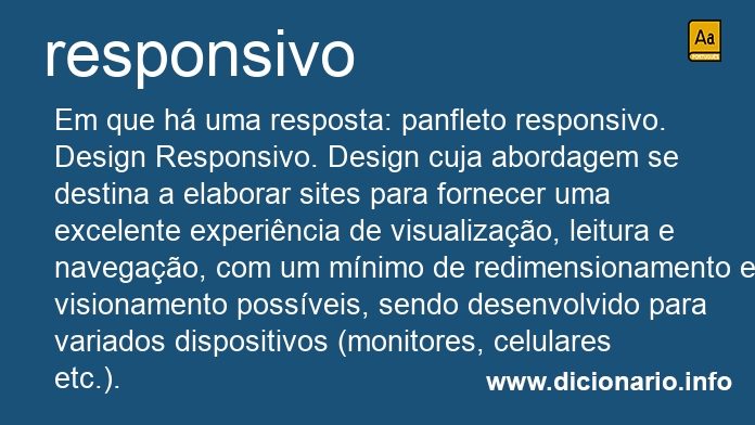 Significado de responsivo