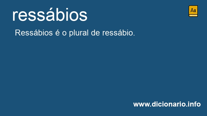 Significado de ressbios
