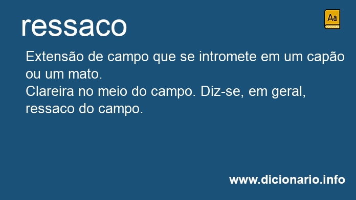 Significado de ressacos