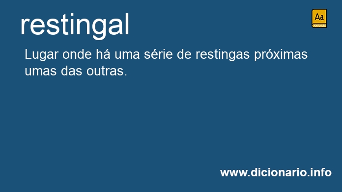 Significado de restingal