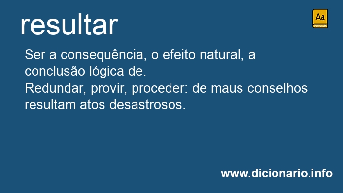 Significado de resultastes