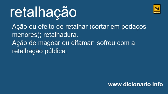 Significado de retalhao
