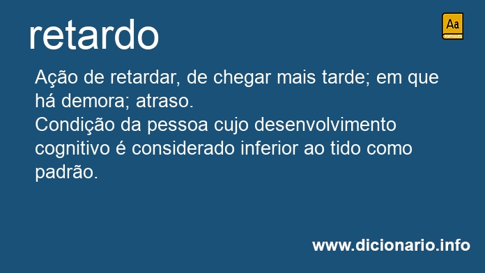 Significado de retardo