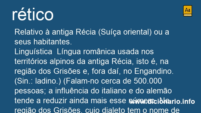 Significado de rtico