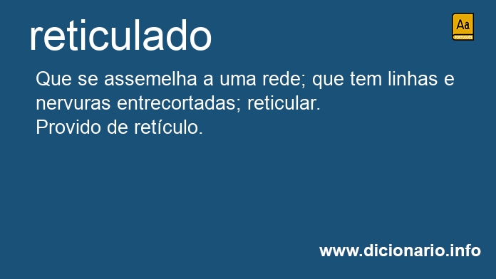 Significado de reticulados