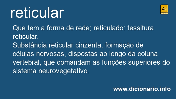 Significado de reticular