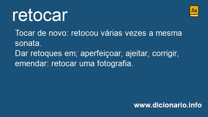 Significado de retocai