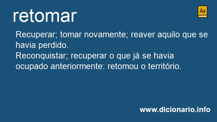 Significado de retomars