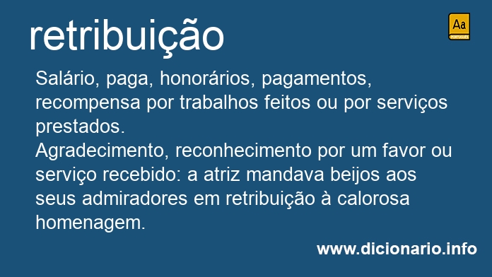 Significado de retribuies