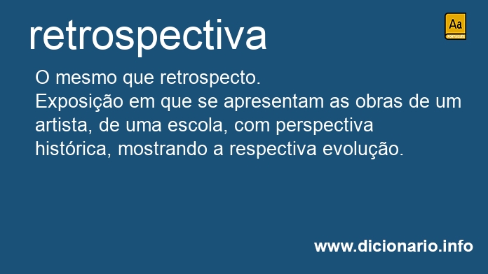 Significado de retrospectiva