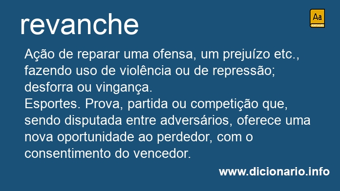 Significado de revanche