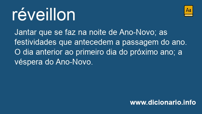 Significado de rveillon