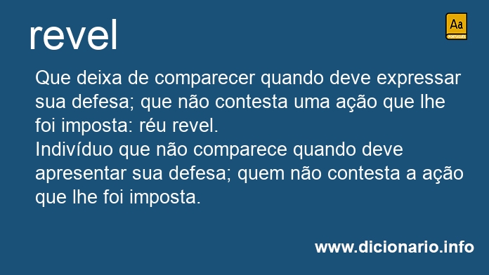 Significado de reveis