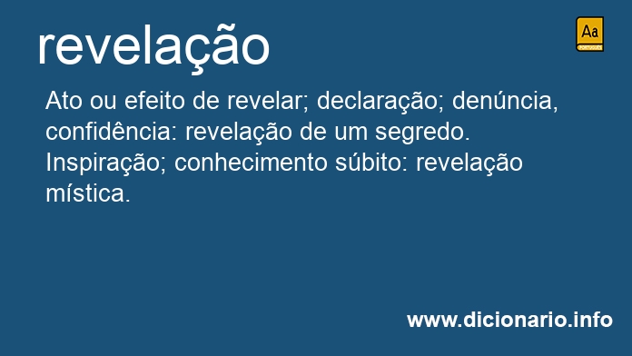 Significado de revelao