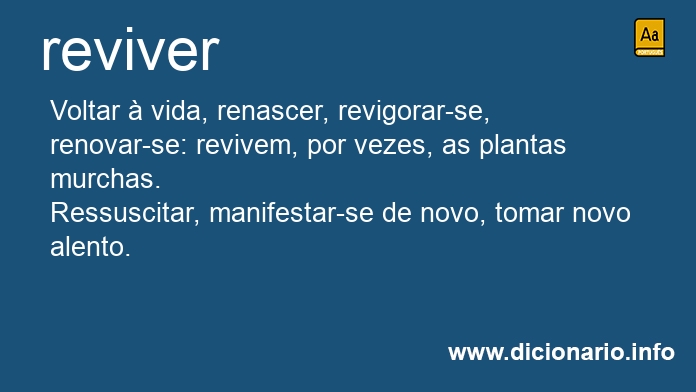 Significado de revivei