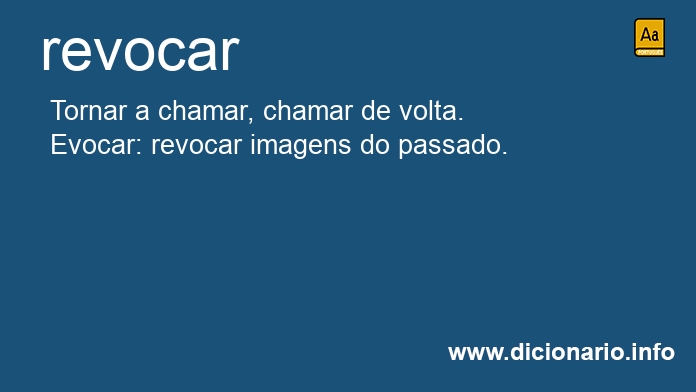 Significado de revocveis