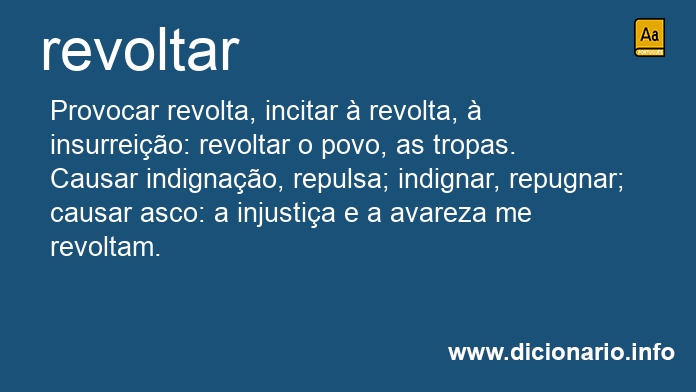 Significado de revoltaro