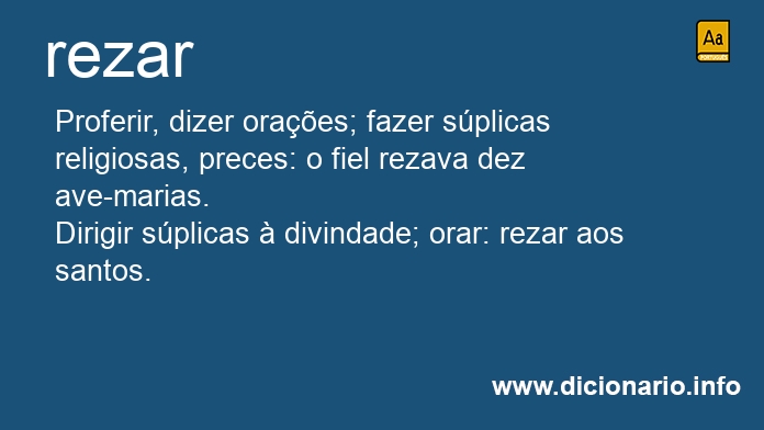 Significado de rezarei