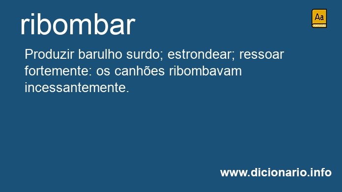 Significado de ribombassem