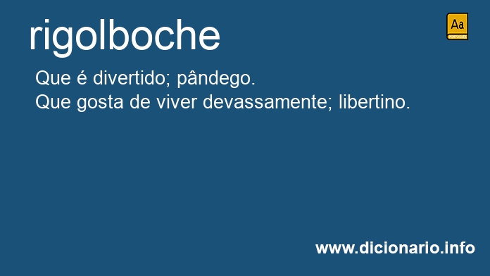 Significado de rigolboche