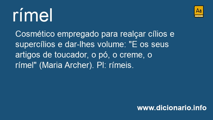 Significado de rmel
