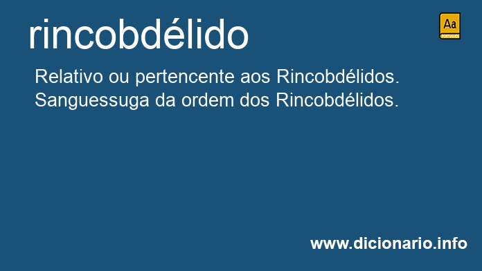 Significado de rincobdlido