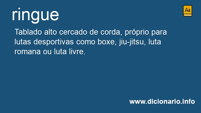 Significado de ringues
