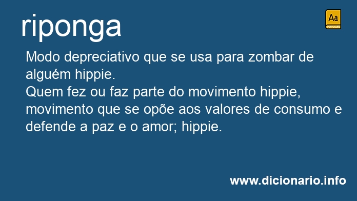 Significado de riponga