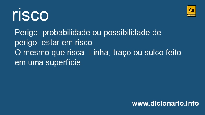 Significado de risco