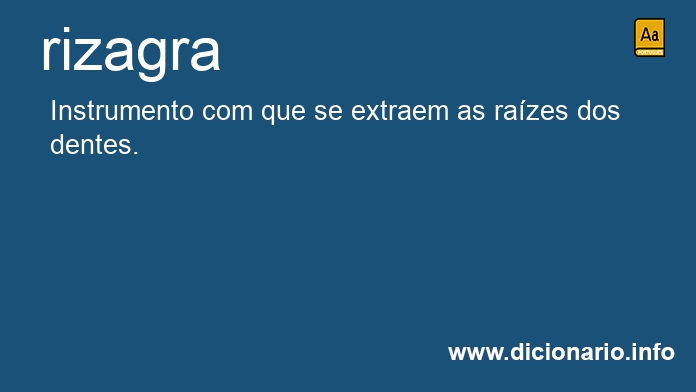 Significado de rizagra