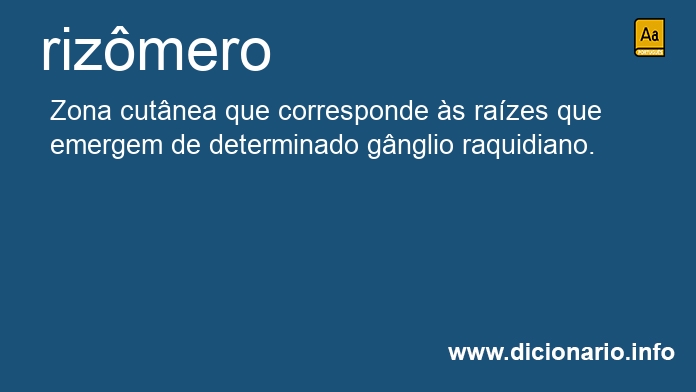 Significado de rizmero