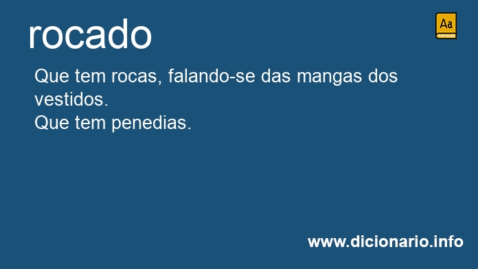 Significado de rocado