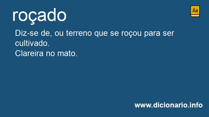 Significado de roado