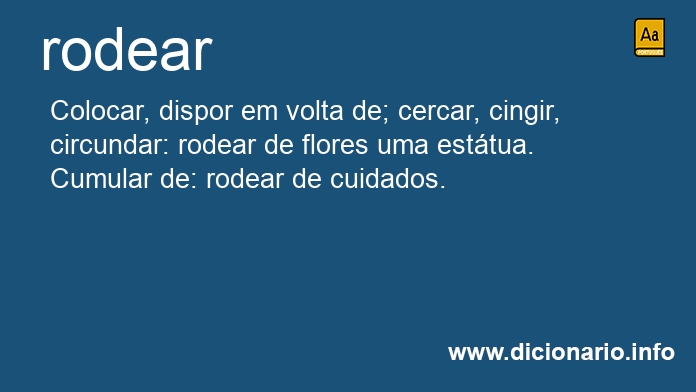 Significado de rodear