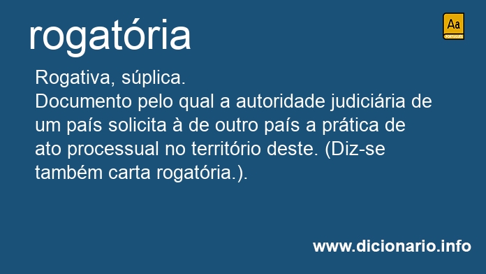 Significado de rogatrias