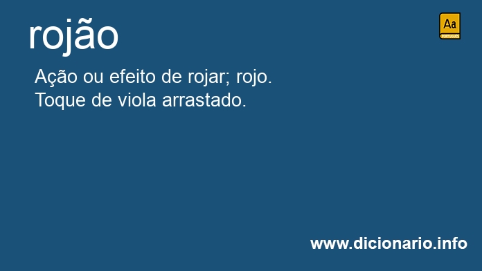 Significado de rojes