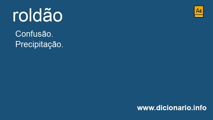 Significado de roldo