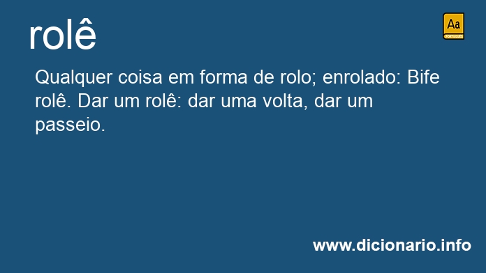 Significado de rols