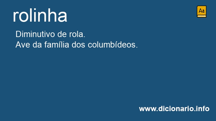 Significado de rolinha