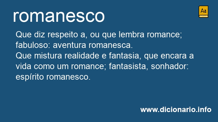 Significado de romanesco