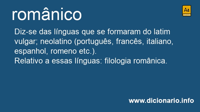 Significado de romnico