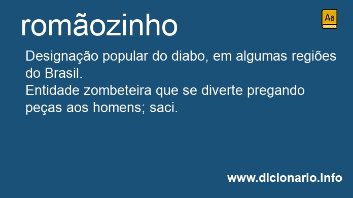 Significado de romozinho