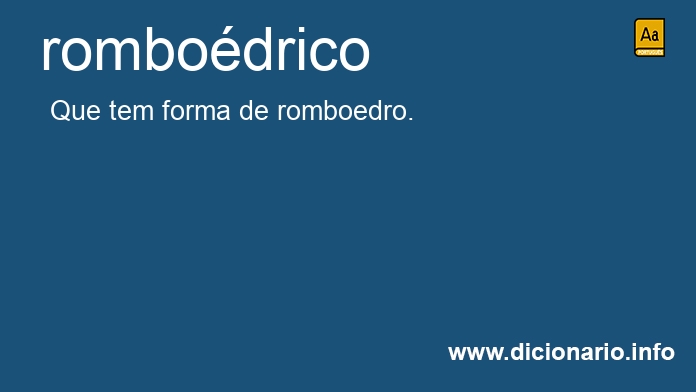 Significado de rombodrico